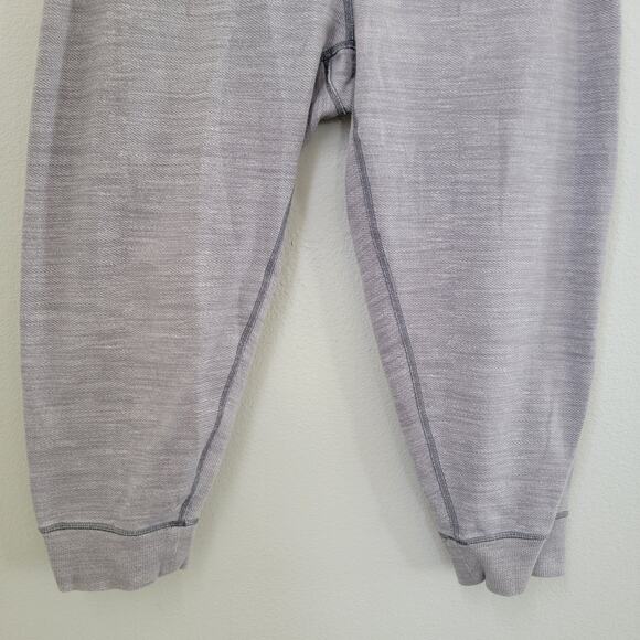 Lululemon Capri Drawstring Sz‎ 10 Tea Lounge Crop Commuter Denim White Fossil - Picture 9 of 16
